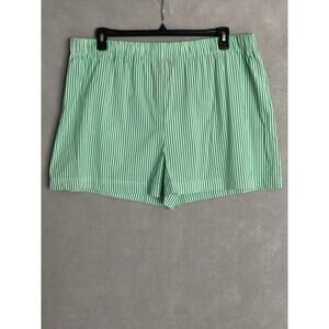 Alex Marie Women's XXL Layla Green Stripe Shorts NEW